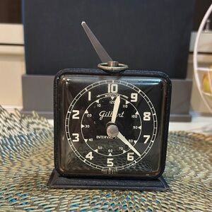 Black Retro Timer Clock